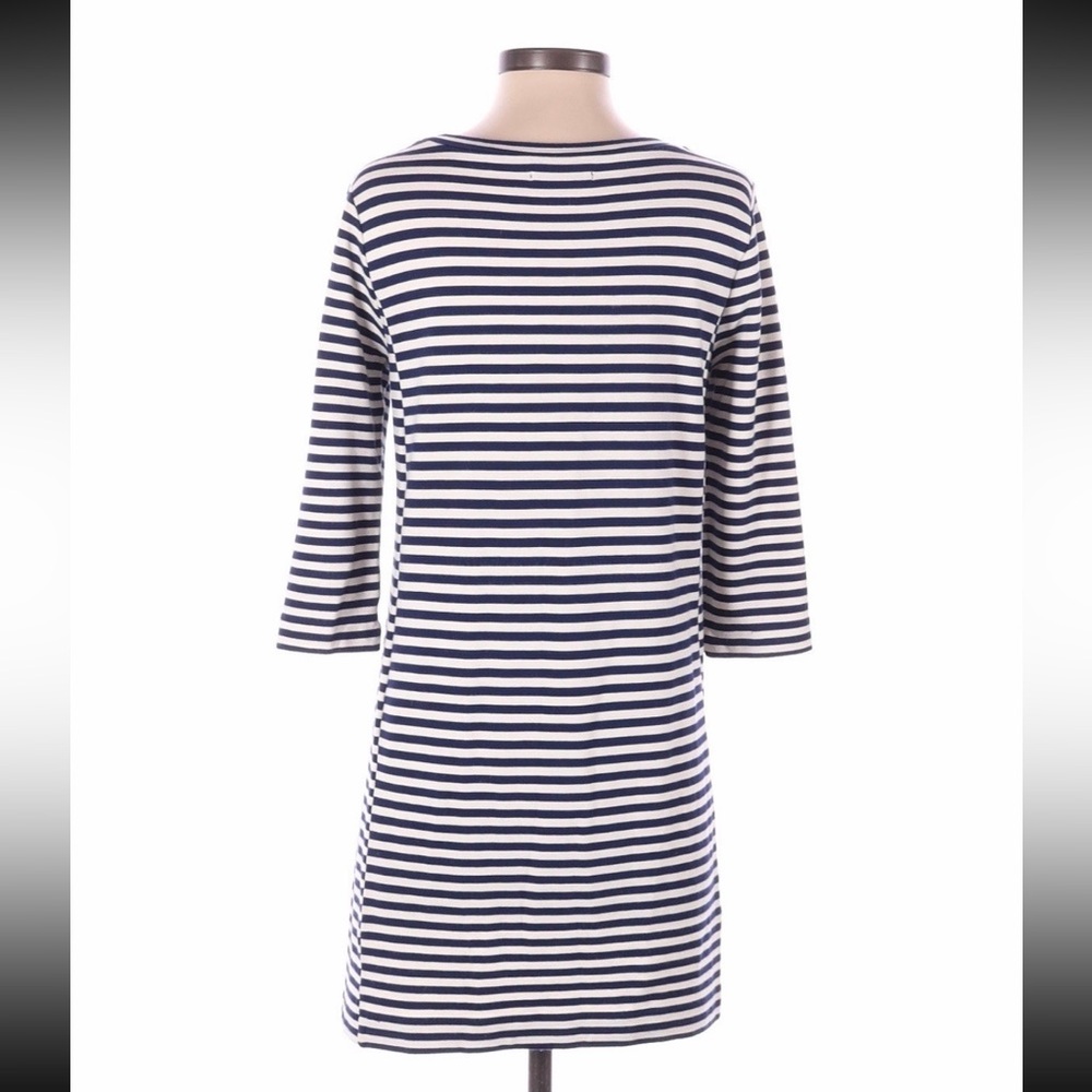 Madewell Gondola Blue Striped Dress Small - Picture 3 of 6